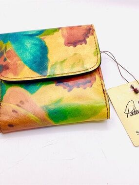 Patricia Nash Multicolor Floral Leather Wallet